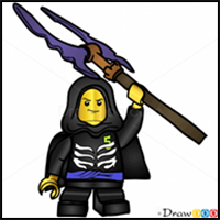 How to Draw Lloyd Garmadon, Lego NinjaGo