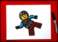 How To Draw Nya From Ninjago