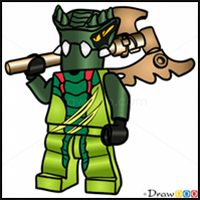 How to Draw Lizaru, Lego Ninjago