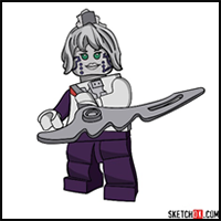 How to Draw P.I.X.A.L. from NinjaGO