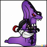 How to Draw Pythor P. Chumsworth, Lego NinjaGo