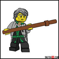 How to Draw Sensei Garmadon