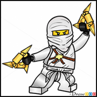 How to Draw Zabe, Lego Ninjago
