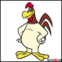 How to Draw Foghorn Leghorn