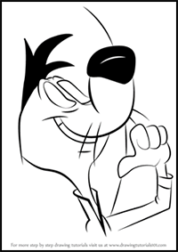 How to Draw Gustavo from Looney Tunes