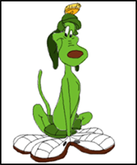 How to Draw K-9 from Looney Tunes