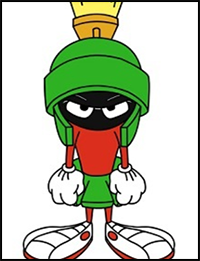 How to Draw Marvin the Martian