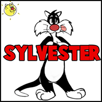 How to Draw Sylvester Cat from Looney Tunes Cartoons in Easy Steps Drawing Lesson