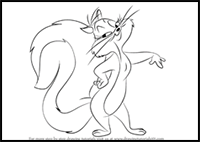 How to Draw Penelope Pussycat from Looney Tunes