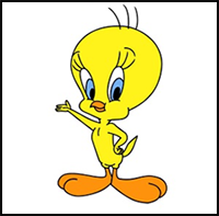 How to Draw Tweety Bird