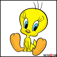 How to Draw Tweety Bird