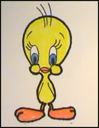 How to Draw Tweety Bird
