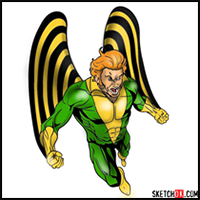 How to Draw Banshee Mutant from X-Men