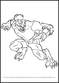 How to Draw Beast from X-Men