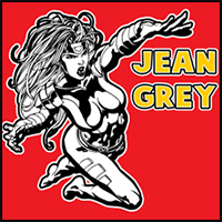 How to Draw Jean Grey from Marvel’s X-Men Superhero Team Drawing Tutorial