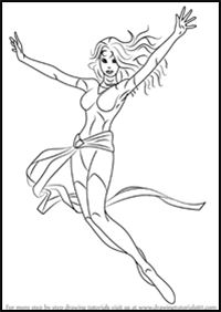 How to Draw Phoenix from X-Men