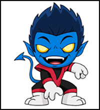 How to Draw Nightcrawler | X-Men