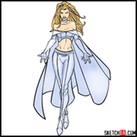 How to Draw Emma Frost