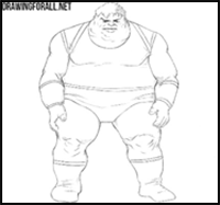 How to Draw the Blob from X-Men