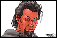 How to Draw Azazel from X-Men: First Class