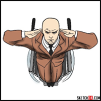 How to Draw Professor X
