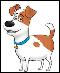 How to Draw Max from The Secret Life of Pets