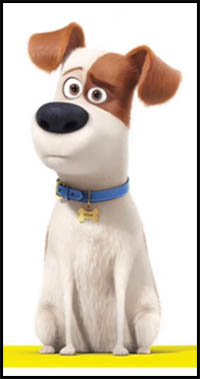 How to Draw Max from The Secret Life of Pets for Beginners