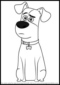 How to Draw Max from The Secret Life of Pets
