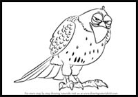 How to Draw Tiberius from The Secret Life of Pets