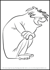 How to Draw Abominable Snowman from Looney Tunes