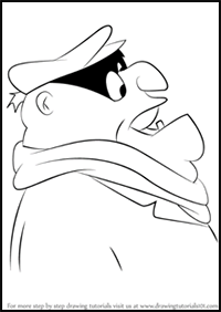 How to Draw Shropshire Slasher from Looney Tunes