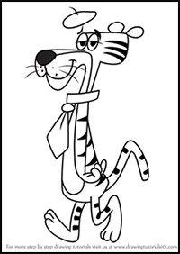 How to Draw Cool Cat from Looney Tunes