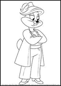 How to Draw Patricia Bunny from Looney Tunes