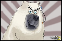 How to Draw Corporal from The Penguins Of Madagascar