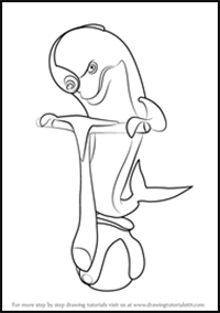 How to Draw Dr. Blowhole from The Penguins of Madagascar