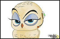 How to Draw Eva from The Penguins Of Madagascar