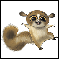 How to Draw Mort from Penguins of Madagascar Step by Step Drawing Lesson