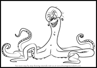 How to Draw Dave from The Penguins of Madagascar