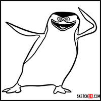 How to Draw Skipper | Madagascar