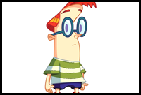 How to Draw Andy Johnson from Squirrel Boy in Easy Steps Drawing Tutorial 