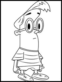 How to Draw Andy Johnson from Squirrel Boy