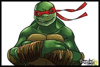 How to Draw Raphael from Teenage Mutant Ninja Turtles