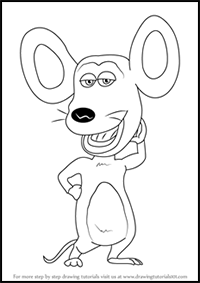 How to Draw Pip from Back at the Barnyard