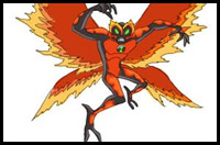 How to Draw Ultimate Big Chill from Ben 10