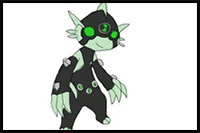 How to Draw Ditto from Ben 10 Omniverse 
