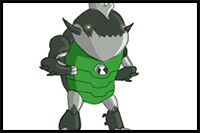 How to Draw Eatle from Ben 10 Omniverse