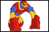 How to Draw Bloxx from Ben 10 Omniverse