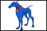 How to Draw Khyber'S Dog from Ben 10 Omniverse