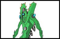 How to Draw Wildvine from Ben 10