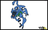 How to Draw Spidermonkey from Ben 10 Omniverse